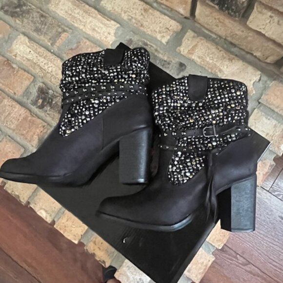 Womens Not Rated Ankle Boots Modern Western - Picture 3 of 8